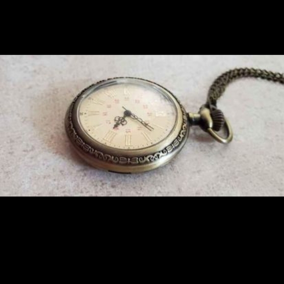 Beautiful Roman Numeral open face pocket watch - Picture 5 of 10
